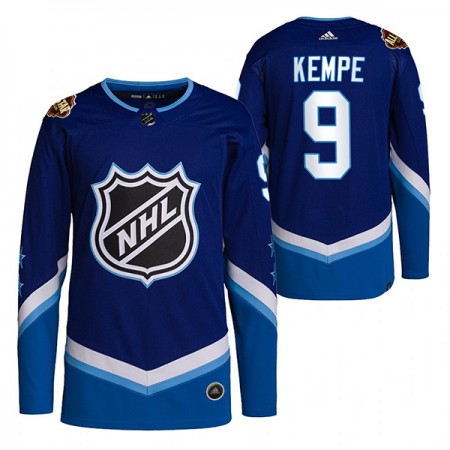 Herren Eishockey Los Angeles Kings Trikot Adrian Kempe 9 2022 NHL All-Star Blau Authentic